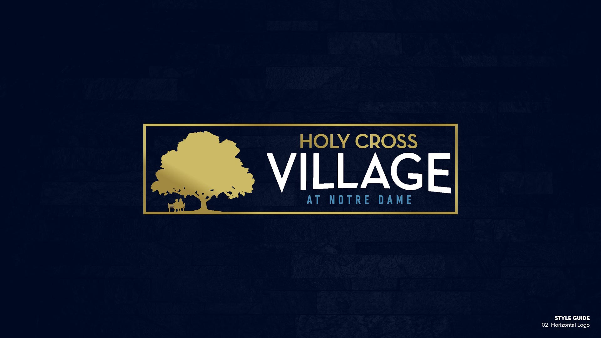 Holy Cross Village's Horizontal Logo (Unofficial)